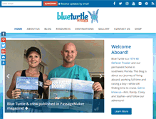 Tablet Screenshot of blueturtletrawler.com